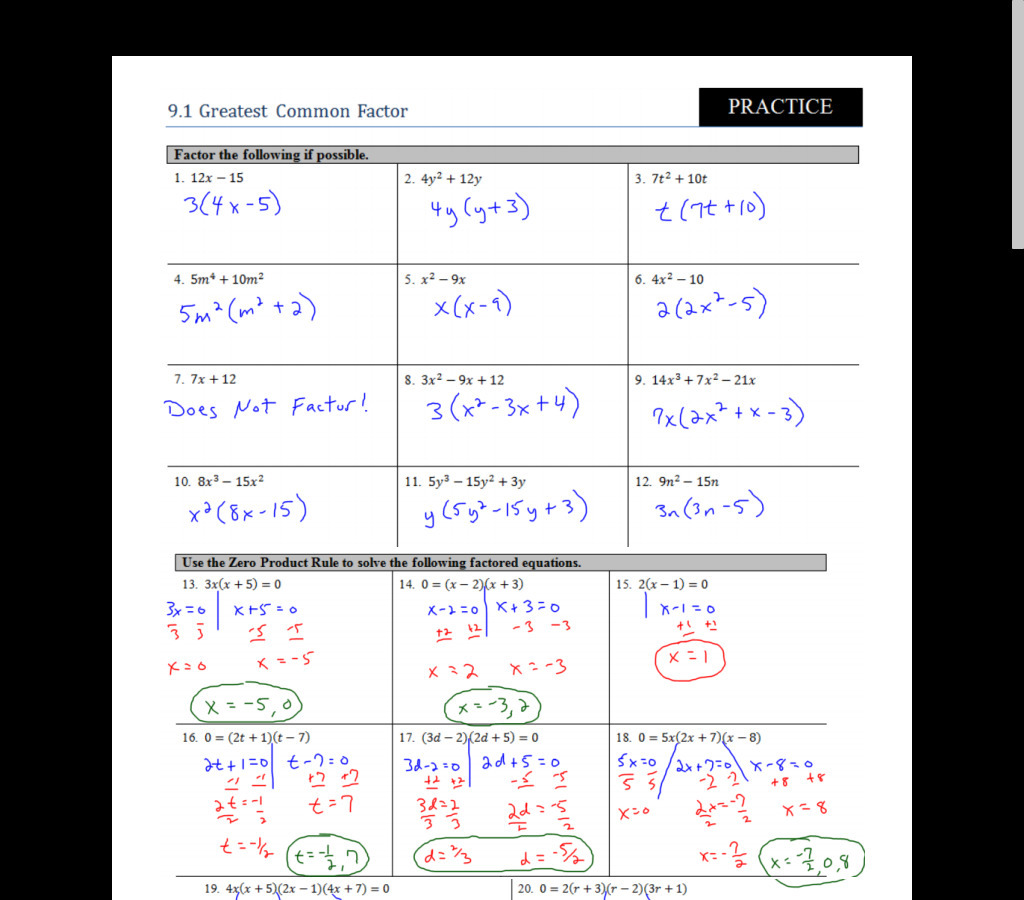 Algebra 1 common core pdf