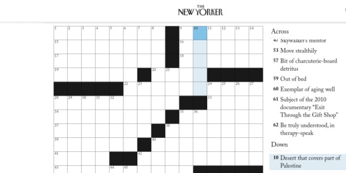 High desert of asia crossword