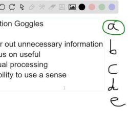 A teacher used distortion goggles