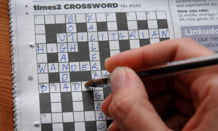 Not yet found as a criminal crossword