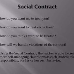 Capturing kids hearts social contract questions